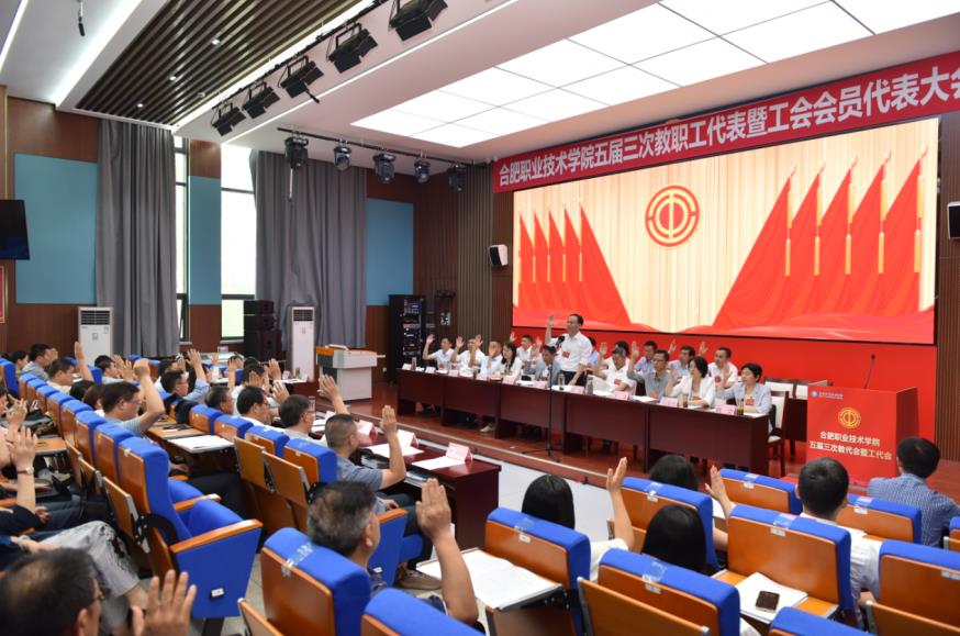 大會(huì)現(xiàn)場(chǎng)。合肥職業(yè)技術(shù)學(xué)院供圖