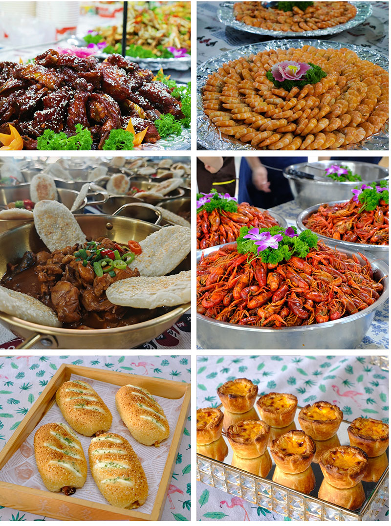 美食文化節(jié)現(xiàn)場。安徽醫(yī)科大學(xué)臨床醫(yī)學(xué)院供圖