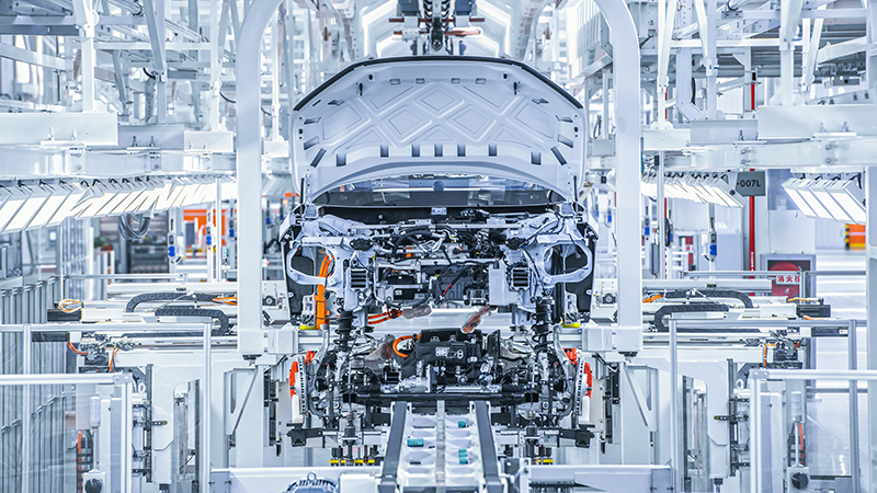蔚來總裝車間。合肥經開區(qū)黨政辦供圖