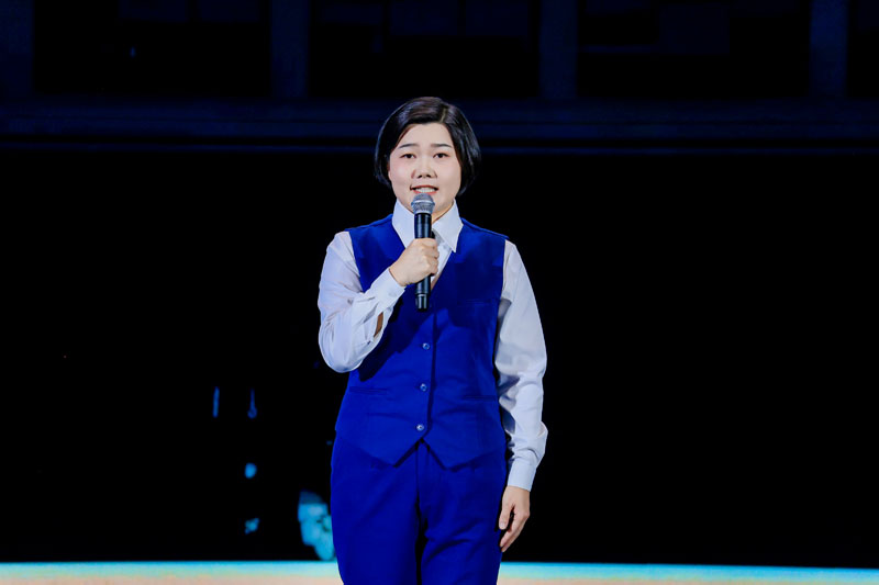 北京12345熱線話務(wù)員劉緩。主辦方供圖