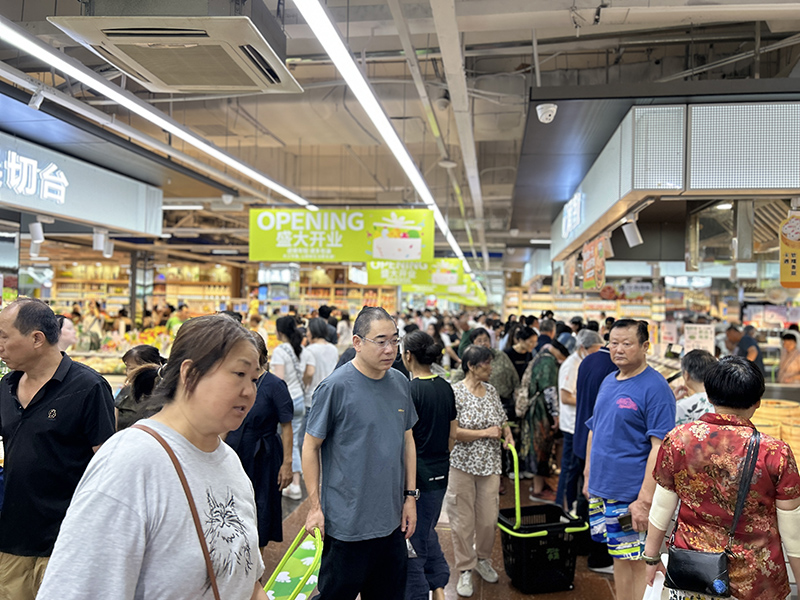 開(kāi)業(yè)當(dāng)天吸引1.5萬(wàn)市民前來(lái)光顧。蕪湖市委宣傳部供圖