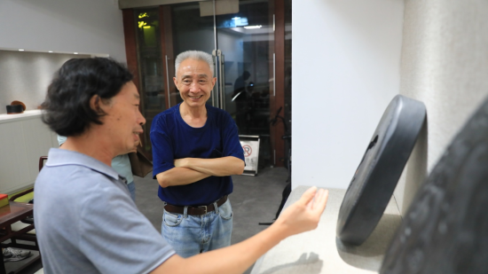 參訪硯雕大師鄭寒